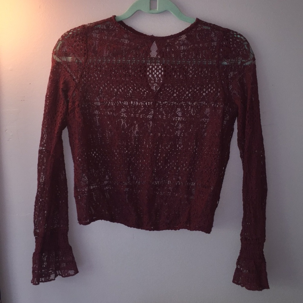 Long Sleeved Lace Top
